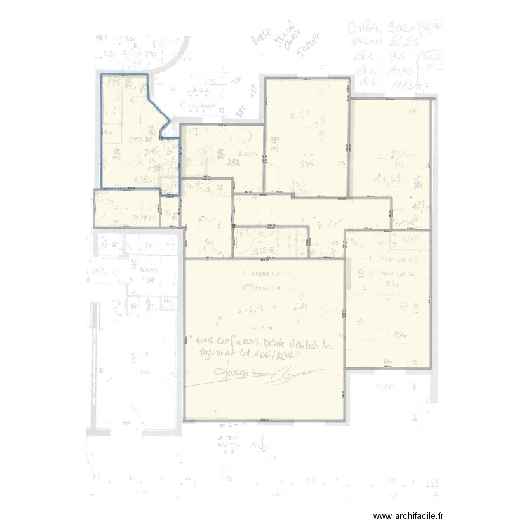 ELO ET GREG. Plan de 10 pièces et 3877 m2