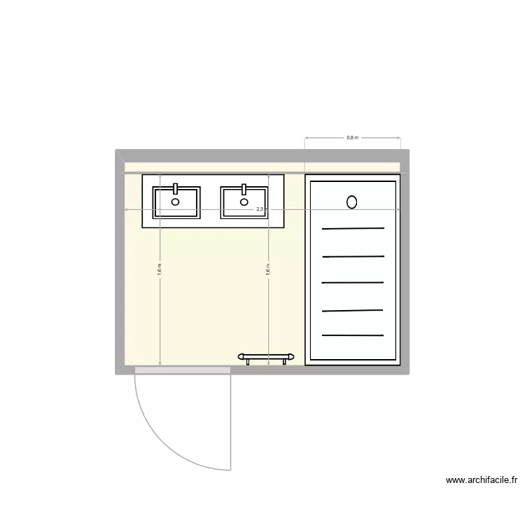 LAURENT. Plan de 2 et 4 m² LAURENT. Plan de 2 et 4 m²