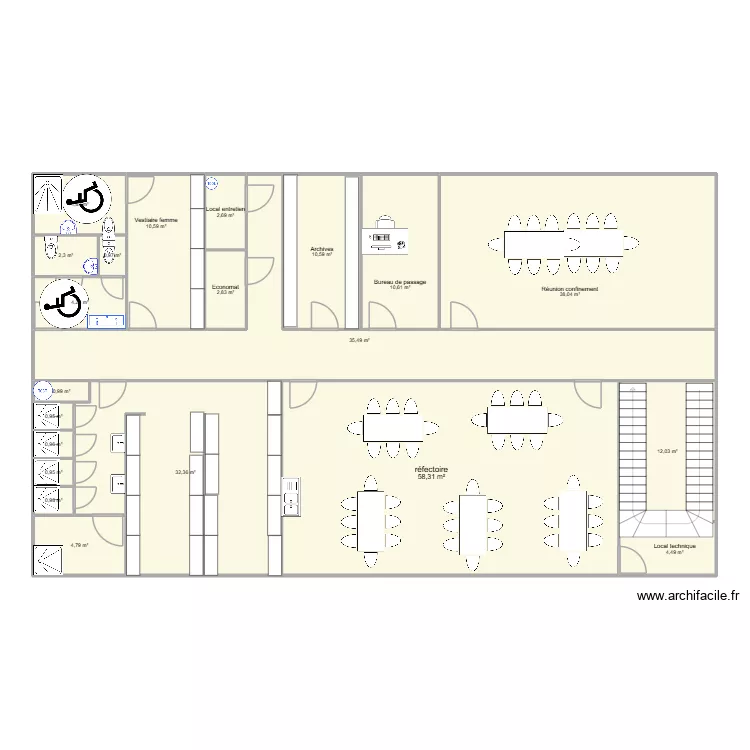 fives. Plan de 21 pièces et 240 m² fives. Plan de 21 pièces et 240 m²