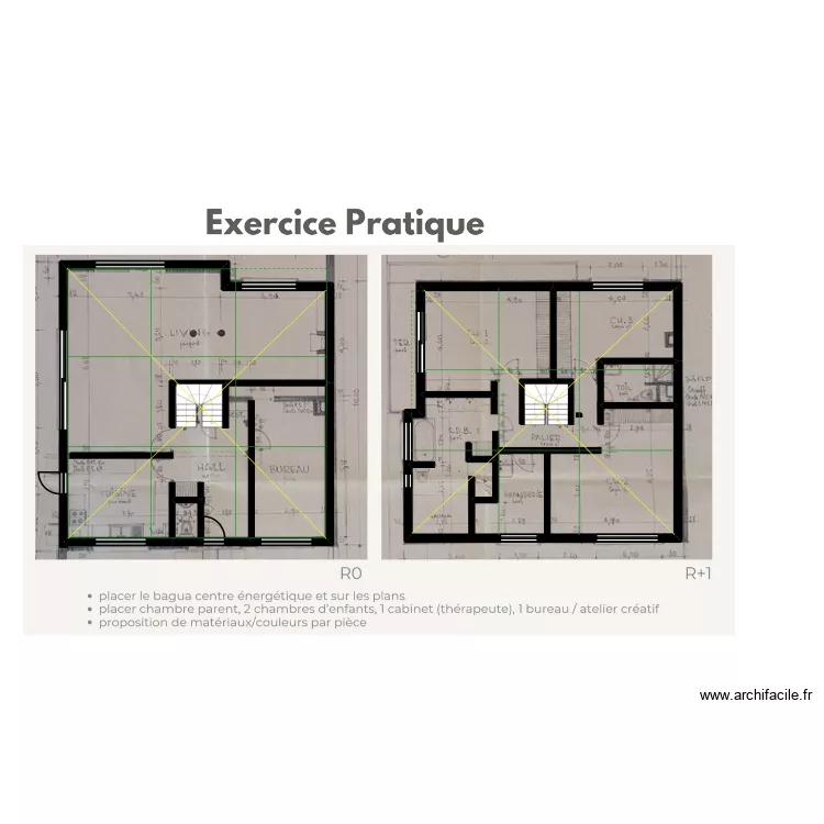 ex2. Plan de 4  et 229 m²