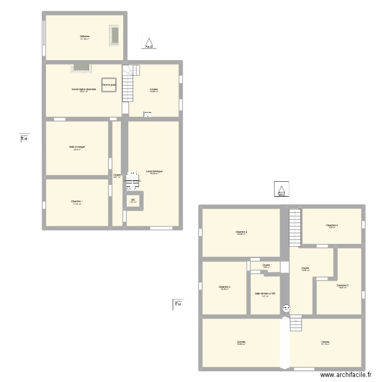 st gervais RDC. Plan de 18 pièces et 271 m2