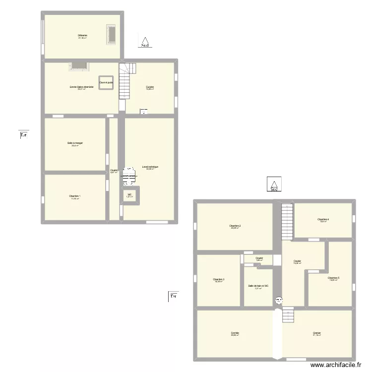 st gervais RDC. Plan de 