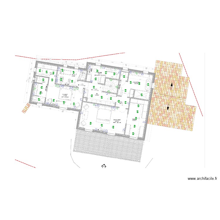 PARISOT ETAGE. Plan de 0 pièce et 0 m2