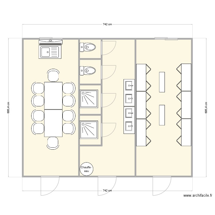 LORRIS MURGIA - CHANTIER JARDIN 38200. Plan de 7 pièces et 43 m2
