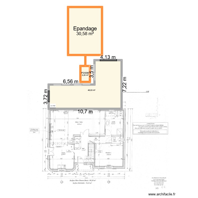 terrasse-agrandissement-sans-mur. Plan de 0 pièce et 0 m2 terrasse-agrandissement-sans-mur. Plan de 0 pièce et 0 m2