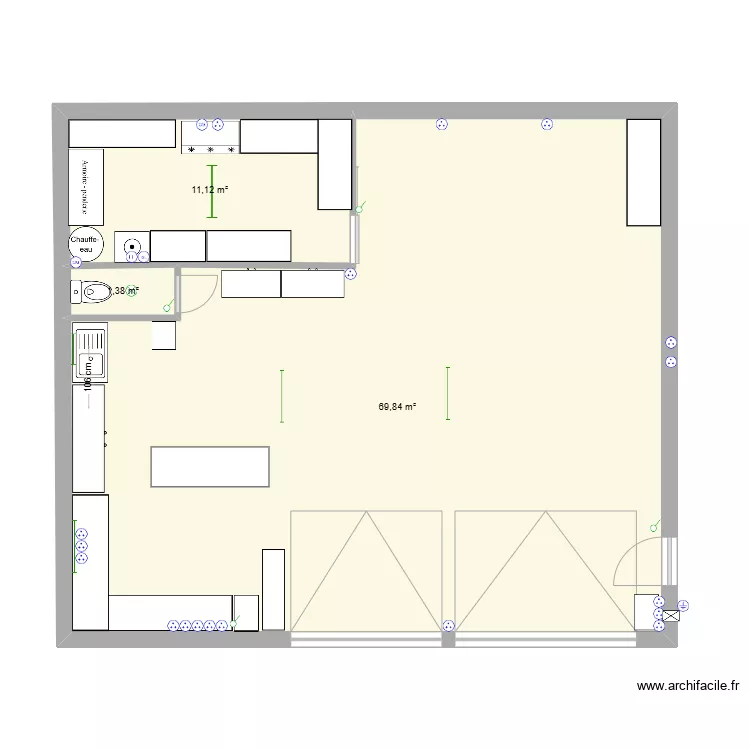  atelier ELECTRICITE. Plan de 