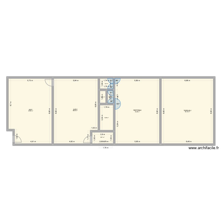 Marillac 2/3. Plan de 0 pièce et 0 m2