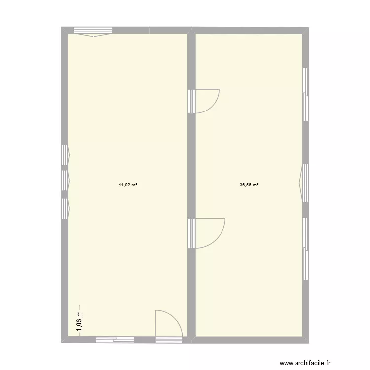 digne r+1 vierge. Plan de 