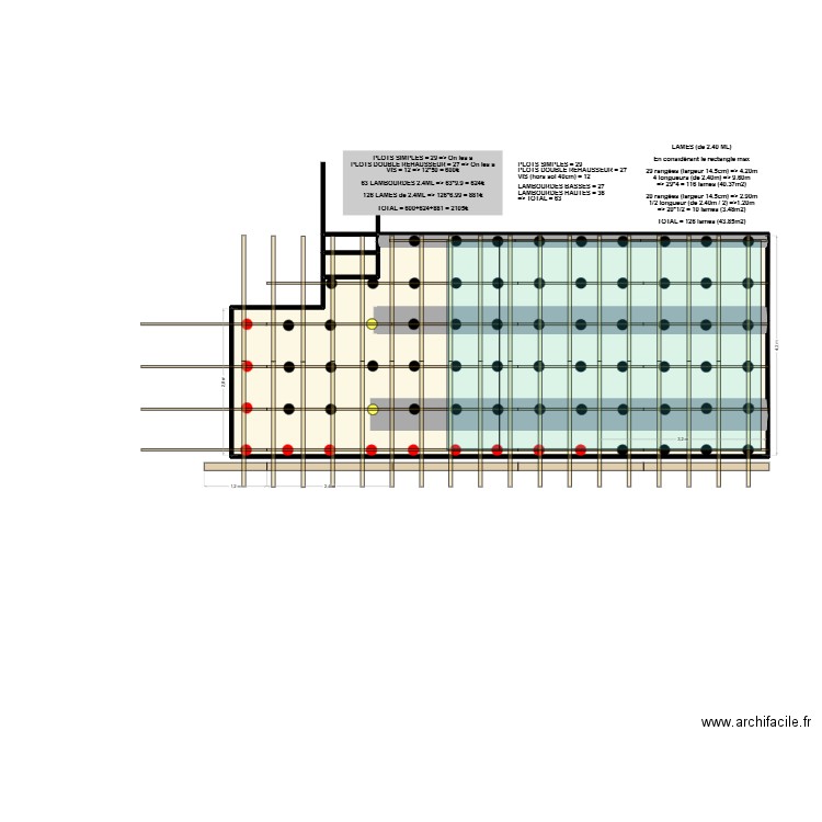 Terrasse 2. Plan de 4 pièces et 31 m2