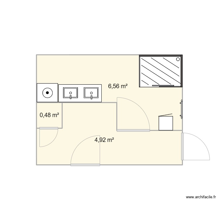 sdb margny. Plan de 0 pièce et 0 m2
