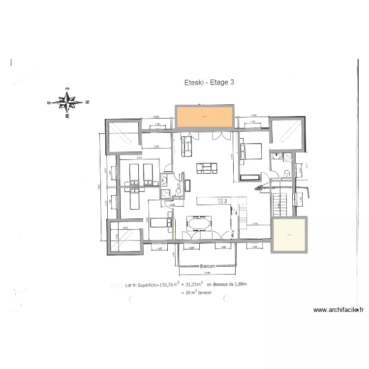 samoens. Plan de 2 et 61 m² samoens. Plan de 2 et 61 m²