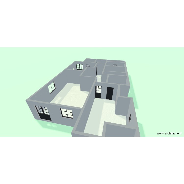 Ma maison 2025. Plan de 12 pièces et 134 m2
