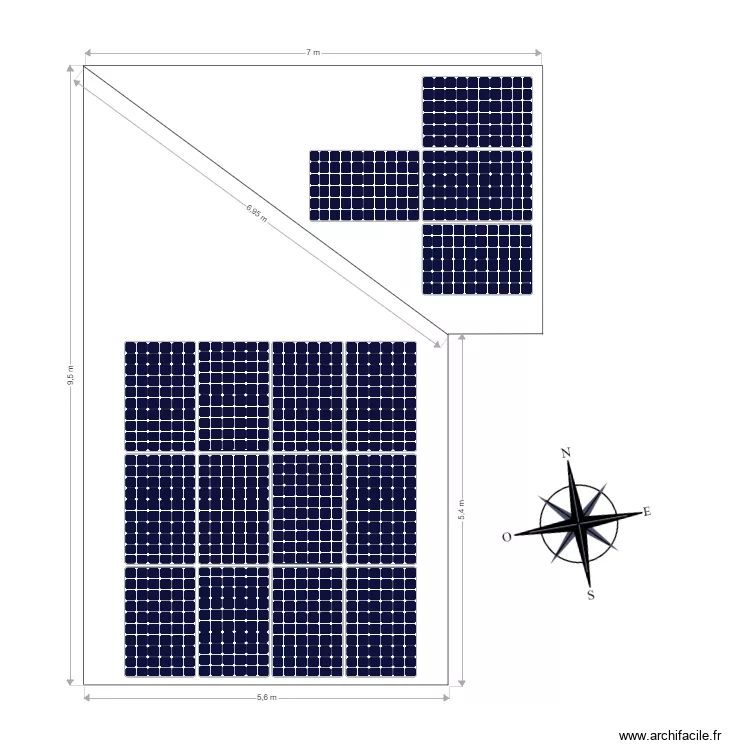 MAISON VEAU. Plan de 