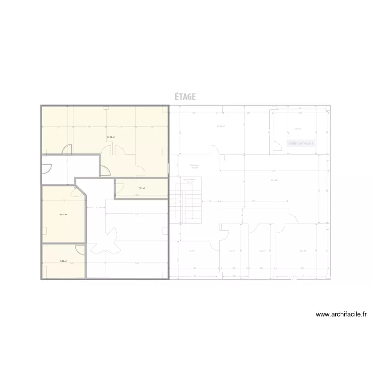 Keawind - Etage entr&eacute;e B. Plan de 4  et 84 m²
