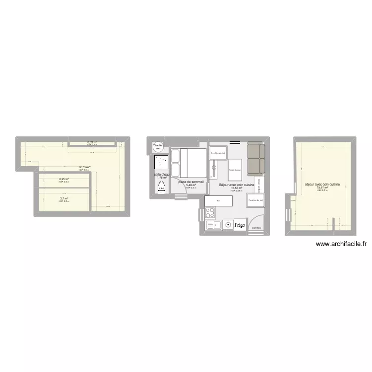 114_ARA_2. Plan de 10 Pièces et 59 m²