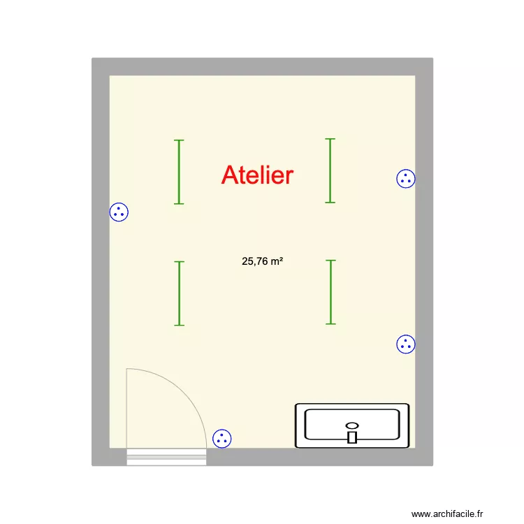 Atelier Commeire 42C. Plan de Atelier Commeire 42C. Plan de