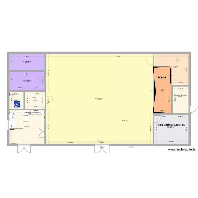 RHCV - L\'Or&eacute;e - cuisine 031125. Plan de 8 pièces et 237 m²