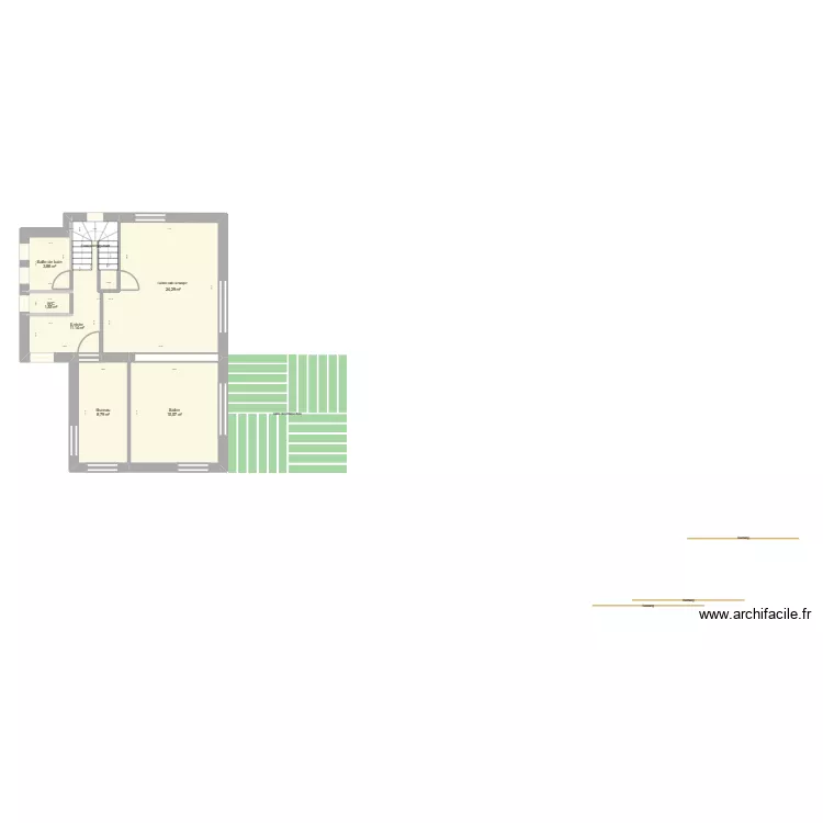 PASQUIERV2. Plan de 6  et 65 m²