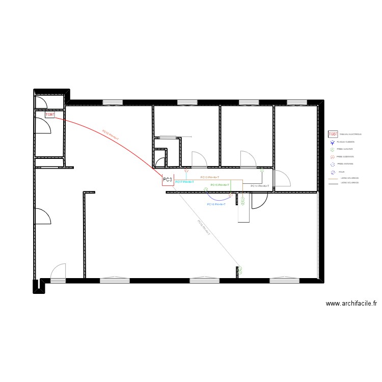 JACQUET PC3. Plan de 0 pièce et 0 m2