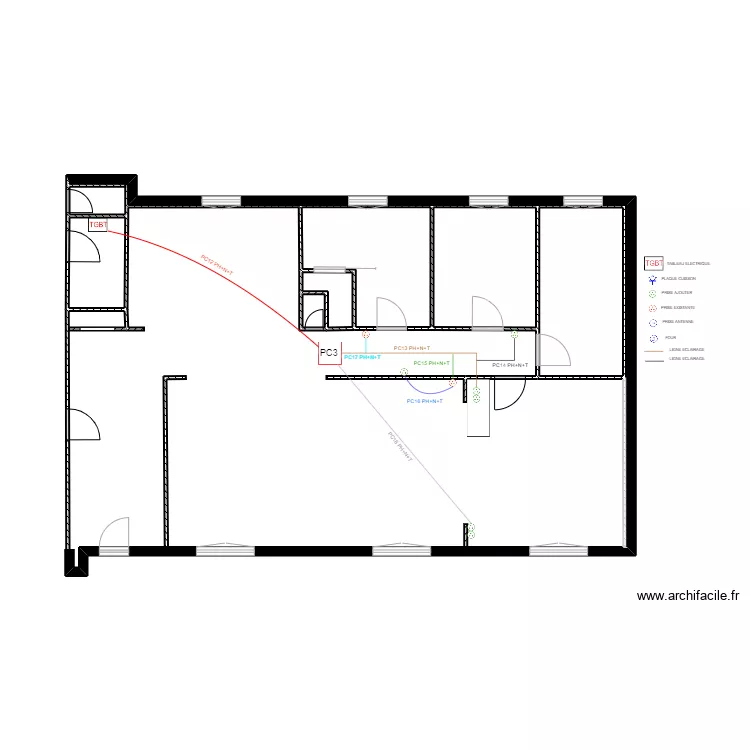 JACQUET PC3. Plan de 