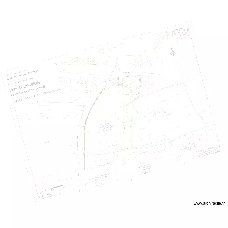 AMBON. Plan de 