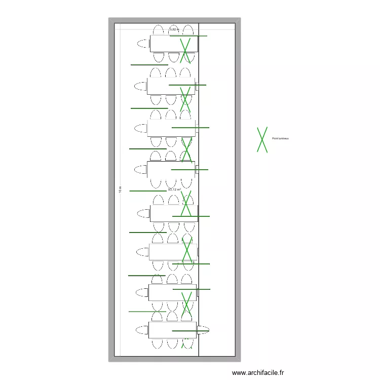 JEANNE D ARC - SELF VERRIERE. Plan de 