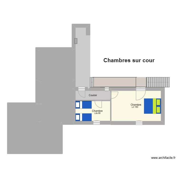 La  plaine   Appartement  chambres. Plan de 8  et 97 m²