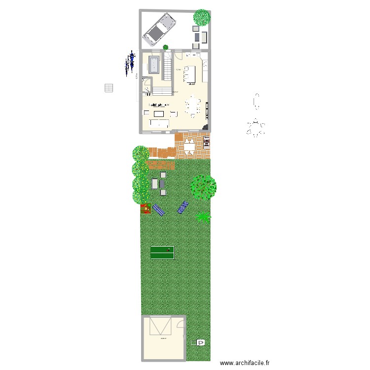 Epinette  Cheap toilette niveau salon 3. Plan de 2 pièces et 86 m2
