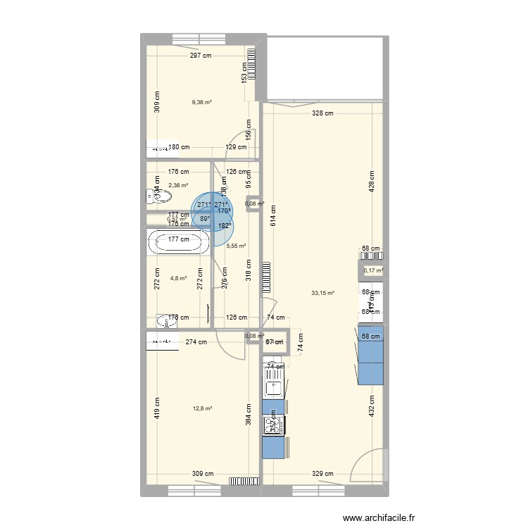 Nanterre. Plan de 0 pièce et 0 m2 Nanterre. Plan de 0 pièce et 0 m2