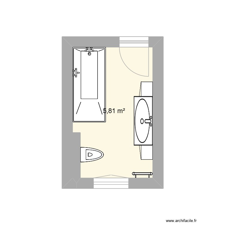 SDB LAMBRIX. Plan de 0 pièce et 0 m2