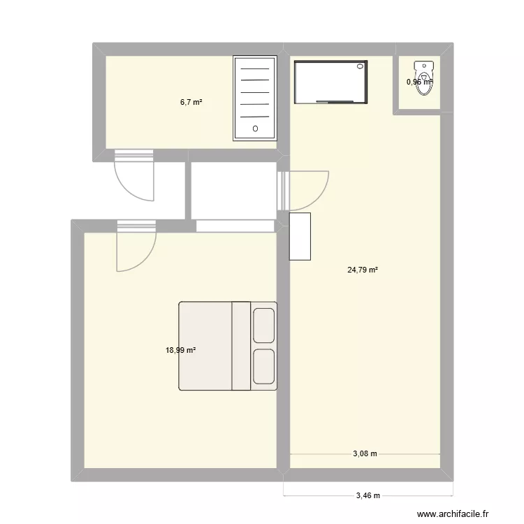 maison suite parentale. Plan de 4 et 51 m² maison suite parentale. Plan de 4 et 51 m²