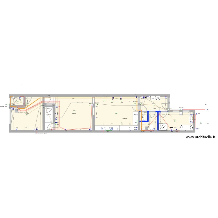 Mel_3_2_Salon. Plan de 17 pièces et 230 m2