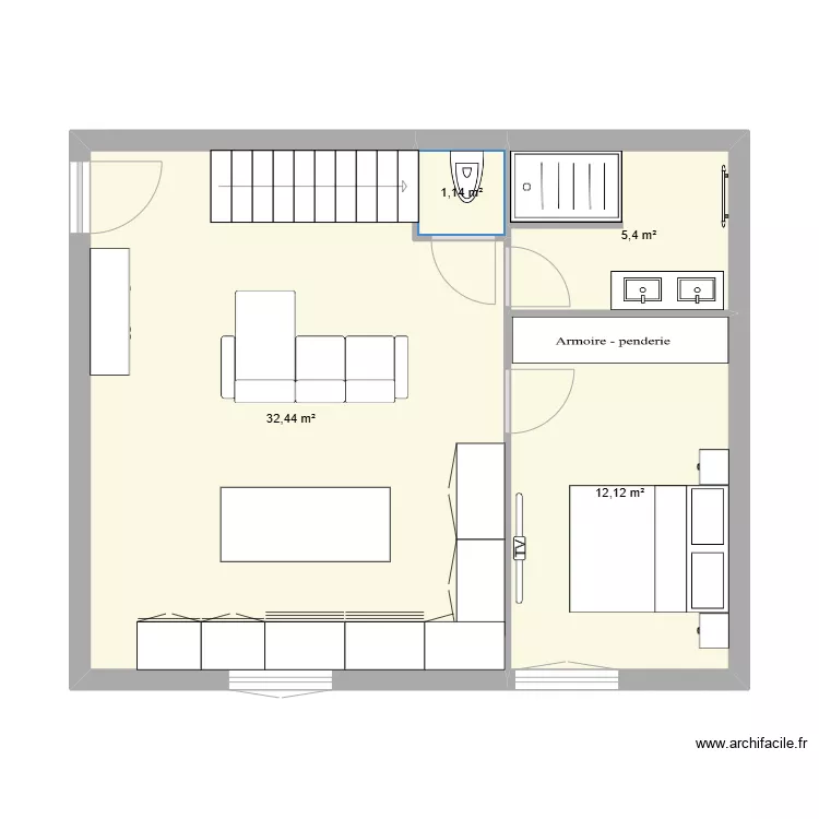 maison kathy. Plan de 