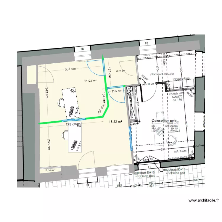 Aménagement CCI Formation 1. Plan de Aménagement CCI Formation 1. Plan de