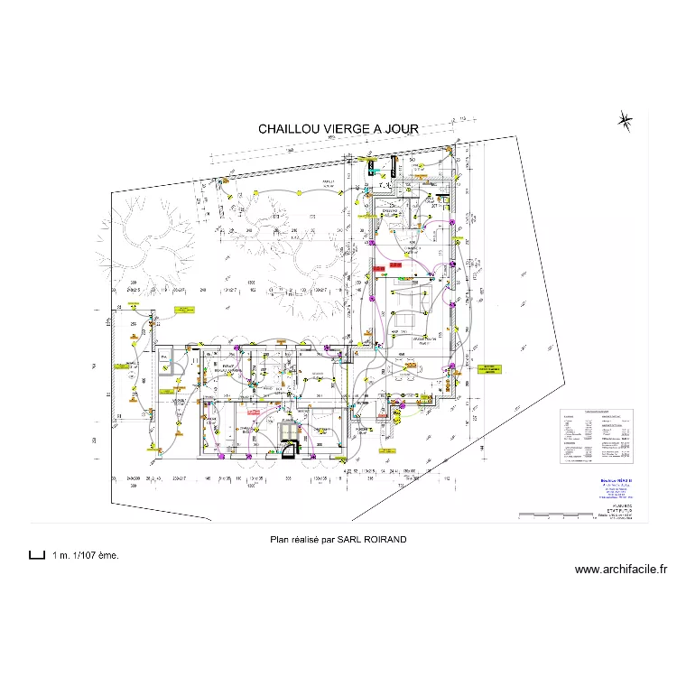 CHAILLOU ELEC. Plan de 2 et 1 m² CHAILLOU ELEC. Plan de 2 et 1 m²
