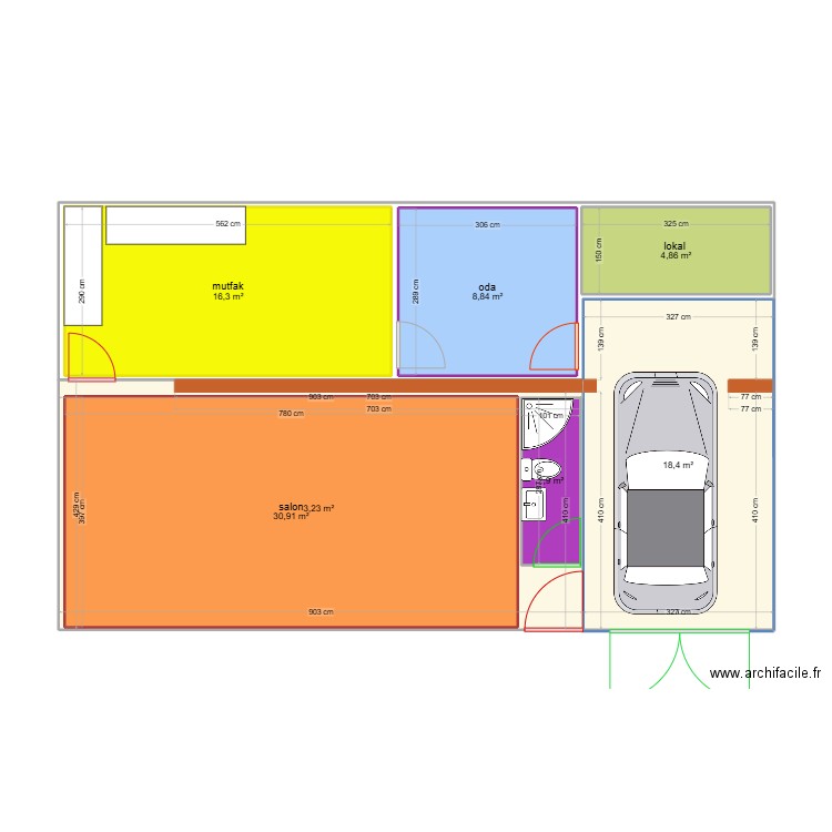 chavanod. Plan de 0 pièce et 0 m2