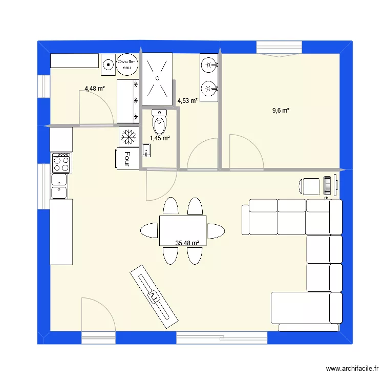 maison social. Plan de 