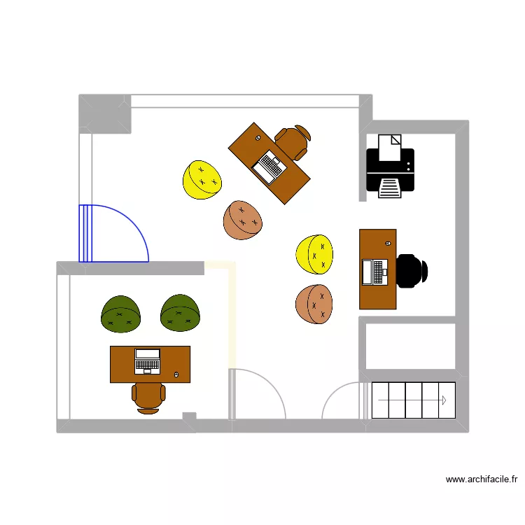 PLAN NOUVELLES AGENCE. Plan de 2 et 1 m² PLAN NOUVELLES AGENCE. Plan de 2 et 1 m²