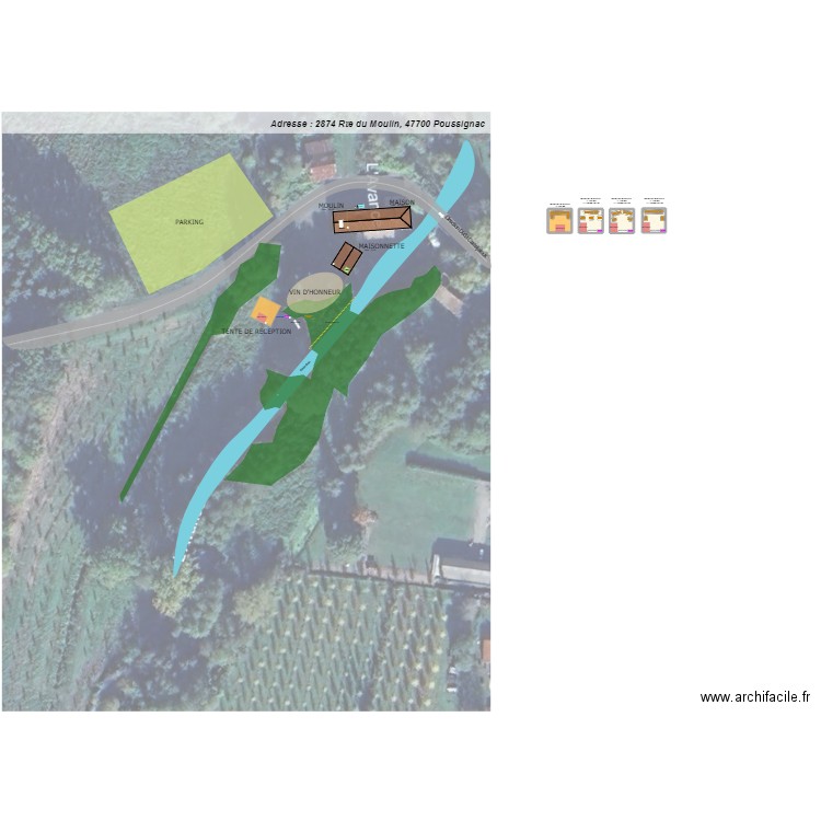 Chapiteau . Plan de 0 pièce et 0 m2