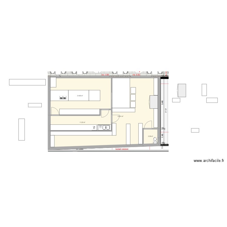 bpo. Plan de 0 pièce et 0 m2