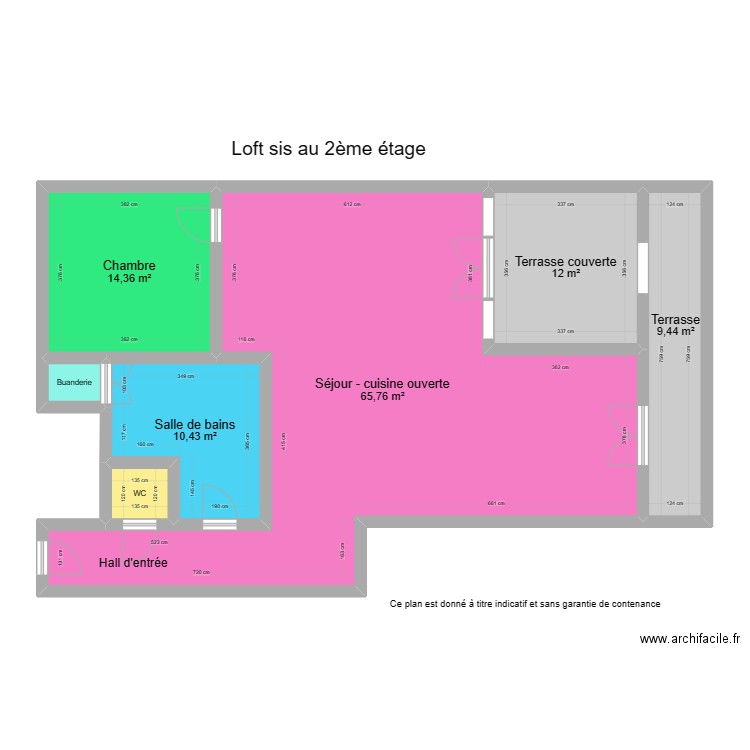 Prince 10. Plan de 7 pièces et 115 m2