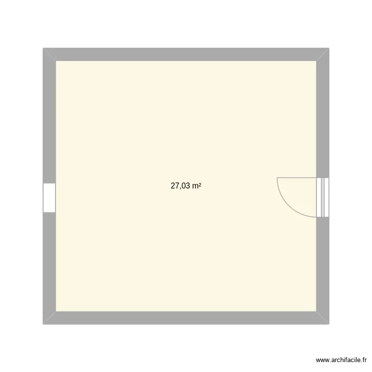 ecurie. Plan de 1 et 27 m² ecurie. Plan de 1 et 27 m²