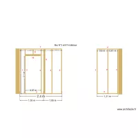 Mur int&eacute;rieur N&deg;3 et 4 RDC