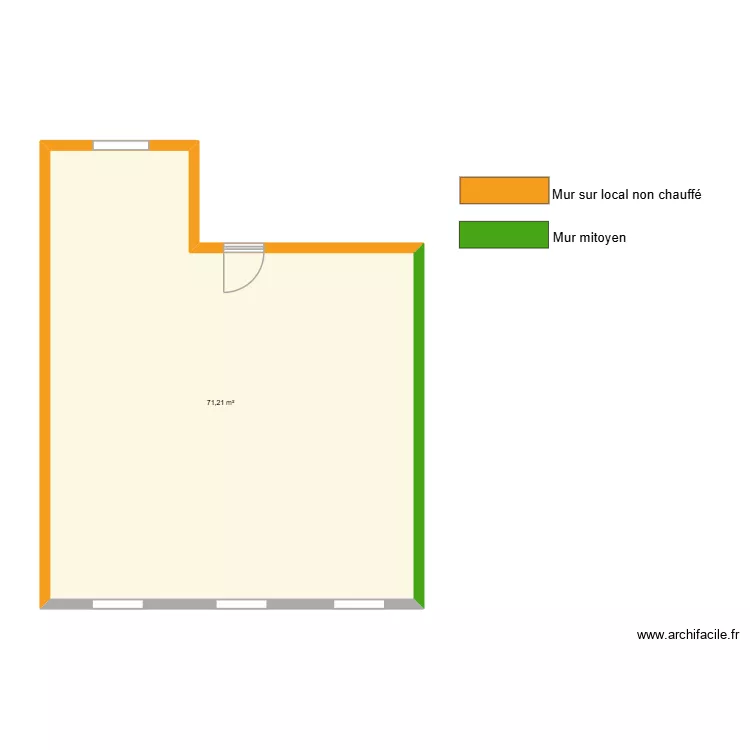 Rochelandet T2 2e. Plan de 1 et 71 m² Rochelandet T2 2e. Plan de 1 et 71 m²