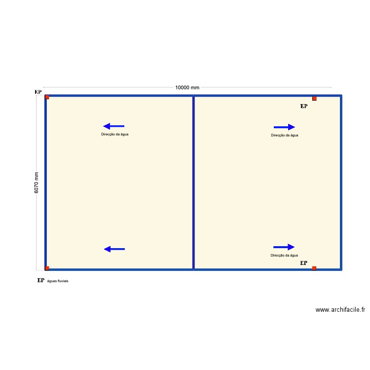 Pedro Cabeleira Painel 2. Plan de 2 pièces et 60 m2