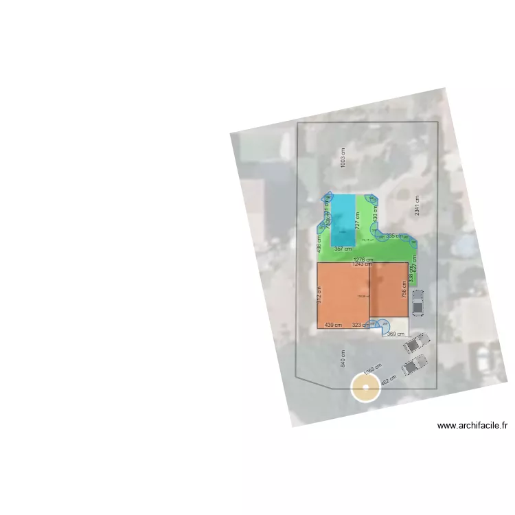 JARDIN_piscine. Plan de 