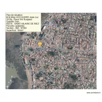 Plan de situation 20 Bis, Place Vivi Burgaud - 85270 - SAINT HILAIRE DE RIEZ