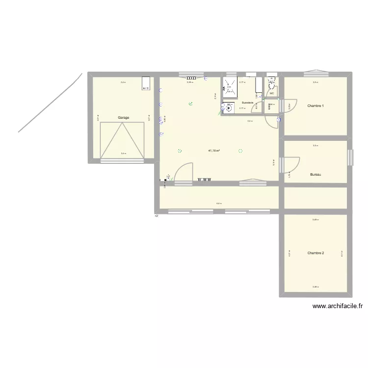 Maison Biyi ok. Plan de 