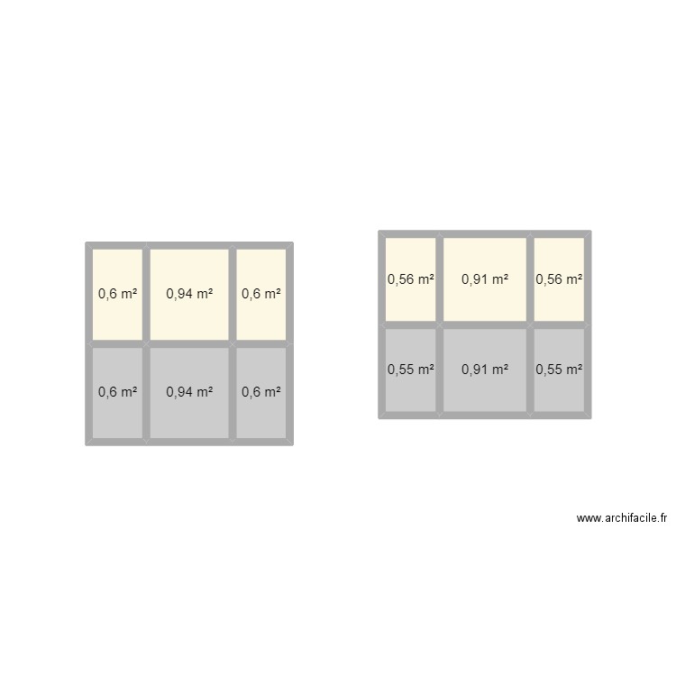 Portes de garage 1. Plan de 12 pièces et 8 m2