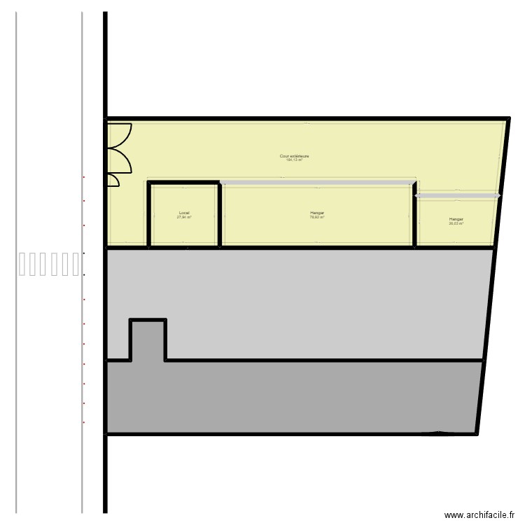 94 Ormesson 2 existant. Plan de 6 pièces et 768 m2